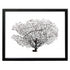black sea fan black landscape frame